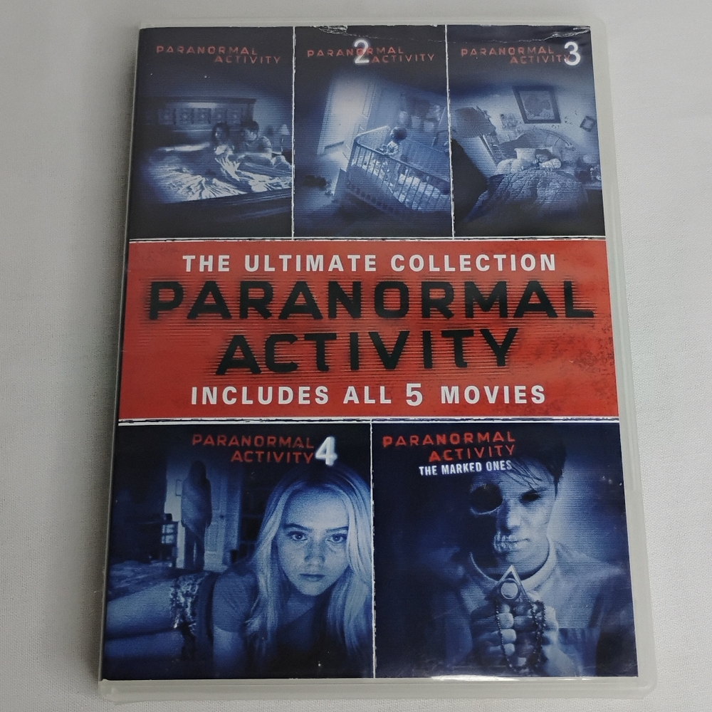 Paranormal Activity The Ultimate Collection 5 Movies Classic Horror Series DVD